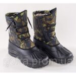 БОТІНКИ ЗИМОВІ З ХУТРЯНОЮ ВСТАВКОЮ (G-017)